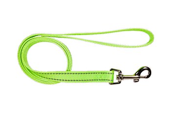 Montys Dog Lead Reflective Thread 15mm x 120cm Fluro Green
