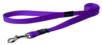Rogz Dog Lead Classic Large Purple