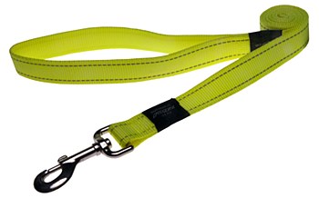 Rogz Dog Lead Classic Large Dayglow Yellow