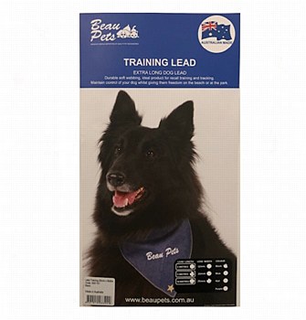 Beau Pets Training Lead 10m Black