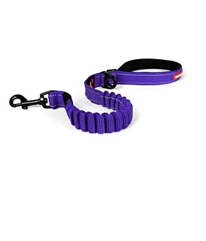 EzyDog Dog Leash Zero Shock 120cm Purple