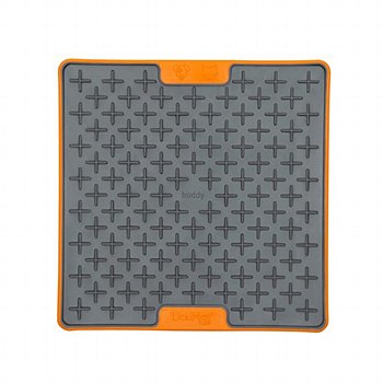 LickiMat Buddy Tuff Series Dog Bowl Orange