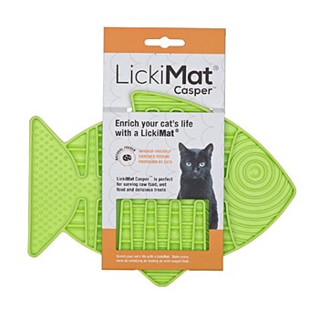 LickiMat Casper Cat Bowl Green