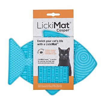 LickiMat Casper Cat Bowl Turquoise