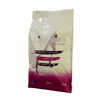 LifeWise Grain Free Turkey Puppy Large Bites Dry Food 18kg