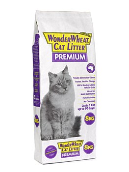 Wonder Wheat Premium Cat Litter 8kg
