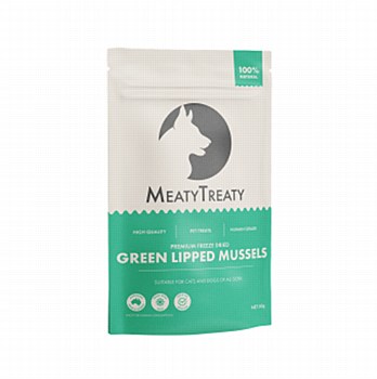 MeatyTreaty Premium Freeze Dried Green Lipped Musses 50g Pet Treats