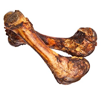 Mega Pet Twin Pork Bones Smoked Dog Treat