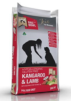 Meals for Mutts Gluten Free Kangaroo &amp; Lamb 20kg Dry Dog Food