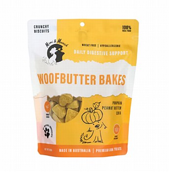 Mimi &amp; Munch Woofbutter Bakes Dog Treats 180g