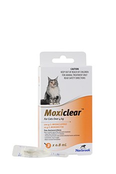 Moxiclear For Cats Over 4kg (3 Pack)