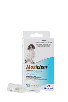 Moxiclear For Dogs 10-25kg (3 Pack)