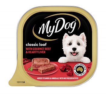 My Dog Beef &amp; Liver 100g X 12 Wet Dog Food