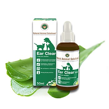 Natural Animal Solutions Ear Clear for Dogs &amp; Cats 50ml