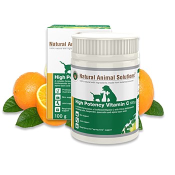 Natural Animal Solutions High Potency Vitamin C for Dogs &amp; Cats 100g