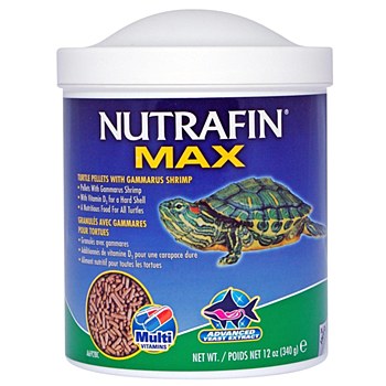 Nutrafin Max Turtle Pellets with Gammarus Shrimp 340g Reptile Food