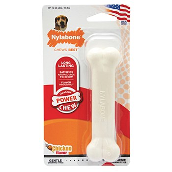 Nylabone Chicken Flavour Wolf Chew Dog Toy