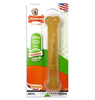 Nylabone Flexi Chew Chicken Flavour Giant Chew Dog Toy