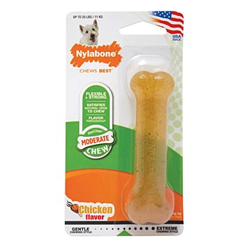 Nylabone Flexi Chew Chicken Flavour Regular Chew Dog Toy