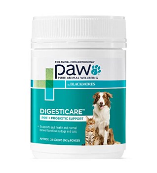 Paw Digesticare Pre + Probiotic Support Powder for Dogs &amp; Cats