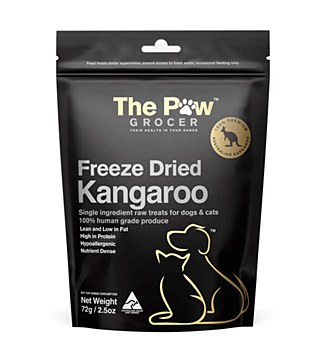 The Paw Grocer Freeze Dried Kangaroo Pet Treats 72g