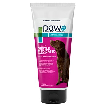 Paw Dog Shampoo Mediderm Gentle Medicated 200ml
