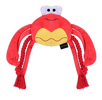 Paws &amp; Claws Under the Sea Nippy Crab Dog Toy
