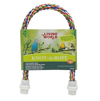Living World Cotton Banana Scented Bird Perch 16mm x 52cm