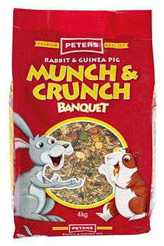 Peters Rabbit and Guinea Pig Munch &amp; Crunch 4kg