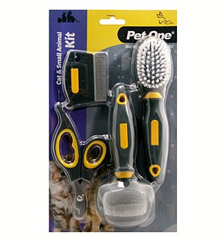 Pet One Grooming Kit for Cats &amp; Small Pets