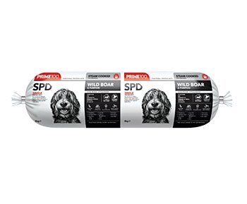 Prime100 Cooked Roll with Wild Boar &amp; Pumpkin 2kg Wet Dog Food