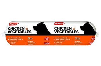 Prime100 Cooked Roll with Chicken &amp; Vegetables 3kg Wet Dog Food