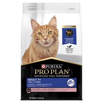 Pro Plan Cat Adult 7+ Salmon &amp; Tuna 3kg Dry Cat Food