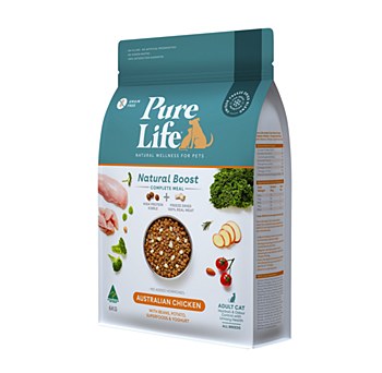 Pure Life Natural Boost Australian Chicken Adult Cat Dry Food 6kg