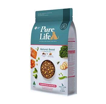 Pure Life Natural Boost Tasmanian Salmon Adult Dog Dry Food 8kg