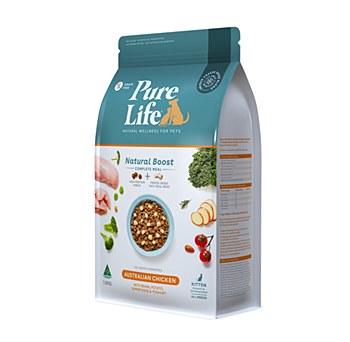 Pure Life Natural Boost Australian Chicken Kitten Dry Food 1.5kg