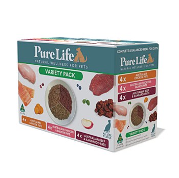 Pure Life Variety Pack 12x80g Wet Cat Food