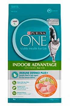 Purina One Indoor Advantage with Chicken 1.4kg Dry Cat Food