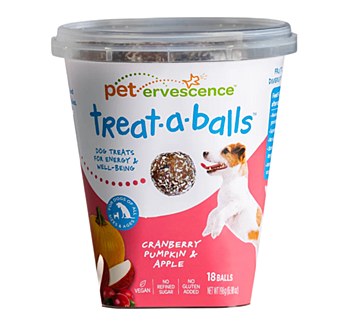 Petervescence Cranberry, Pumpkin &amp; Apple Dog Treats 198g