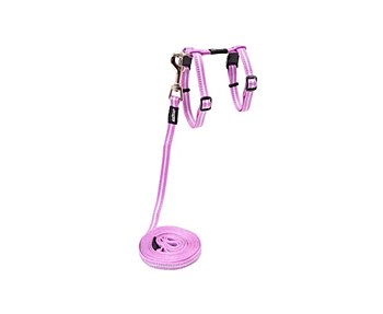 Rogz Control Cat Harness &amp; Lead Set AlleyCat Lilac Small