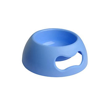 Rogz Pappy Blue Medium Dog Bowl