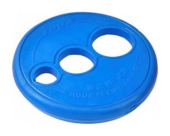 Rogz RFO Frisbee Disc Fetch Dog Toy Blue