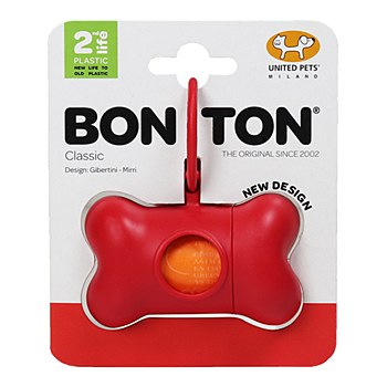 Bon Ton Classic Dog Waste Bag Dispenser Red