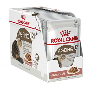Royal Canin Ageing Gravy 12+ 12x85g Wet Cat Food