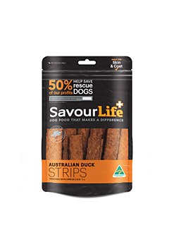 Savourlife Duck Strips Dog Treats 150g