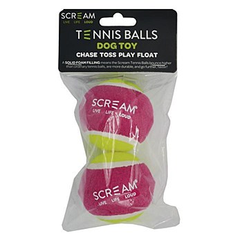 Scream Tennis Balls for Ball Launcher (2 Pack)