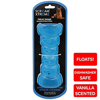 Scream Xtreme Treat Bone For Extra Large Breeds Blue