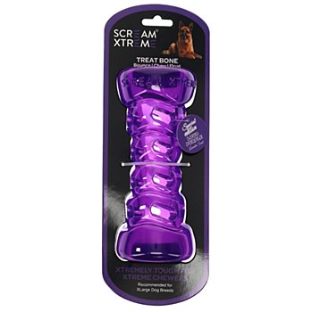Scream Xtreme Treat Bone For Extra Large Breeds Purple