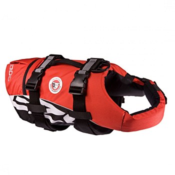 EzyDog SeaDog Dog Flotation Vest Medium Red