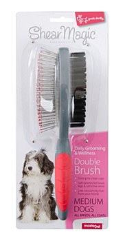 Shear Magic Dog Brush Double Sided Medium